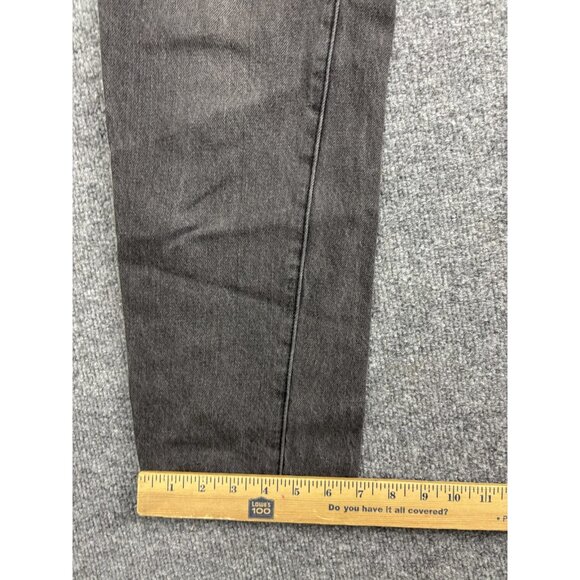 BP. High Rise Mom Jeans Womens 27 Gray Charcoal Wash Button Fly 100% Cotton - Picture 6 of 10